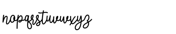Biscuiterie Monoline Script Regular Font LOWERCASE