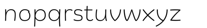 Biski Extra Light Font LOWERCASE