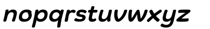 Biski Semi Bold Italic Font LOWERCASE