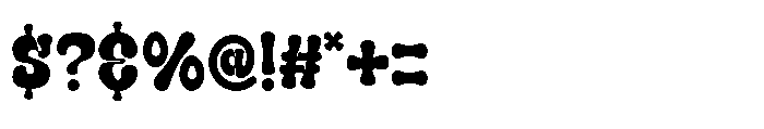 Bisma Groovy Font OTHER CHARS