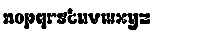 Bisma Groovy Font LOWERCASE