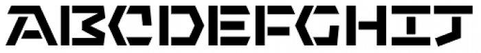 Bismuth Stencil Bold Font LOWERCASE