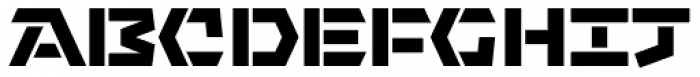 Bismuth Stencil Heavy Font LOWERCASE