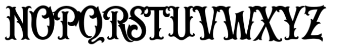 Bistern Font UPPERCASE