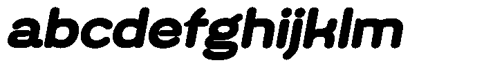 Bisteron Black Italic FONT