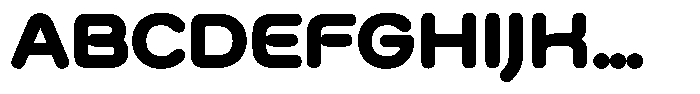 Bisteron Black Font UPPERCASE