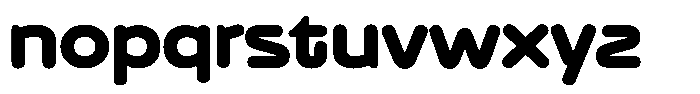 Bisteron Black Font LOWERCASE