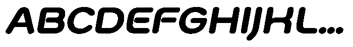 Bisteron Bold Italic Font UPPERCASE