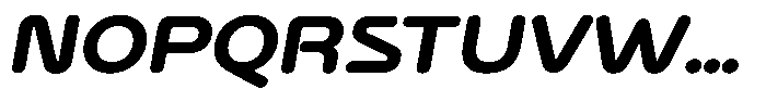 Bisteron Bold Italic Font UPPERCASE
