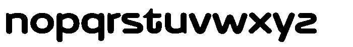 Bisteron Bold Font LOWERCASE
