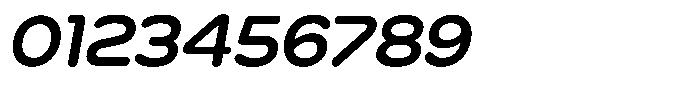 Bisteron Italic Font OTHER CHARS