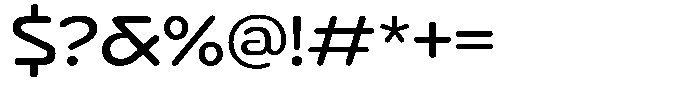Bisteron Light Font OTHER CHARS