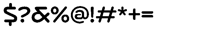 Bisteron Regular Font OTHER CHARS