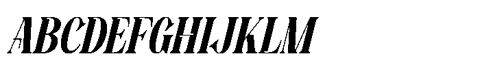 Bistoric Historic Italic Font UPPERCASE