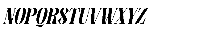 Bistoric Historic Italic Font UPPERCASE