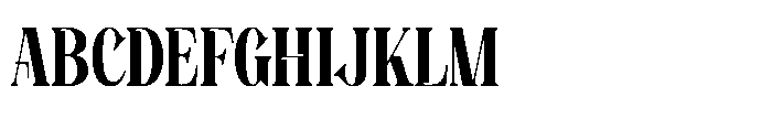 Bistoric Historic Regular Font UPPERCASE