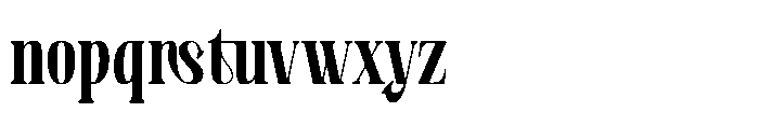 Bistoric Historic Regular Font LOWERCASE