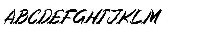 Bitalon Italic Font UPPERCASE