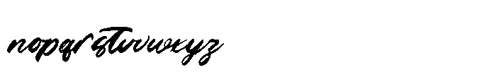 Bitalon Italic Font LOWERCASE