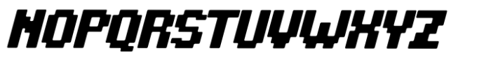 Bitbeam Italic Font UPPERCASE