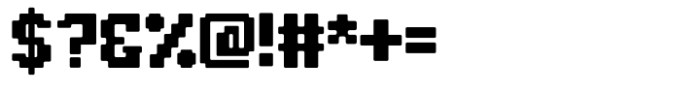 Bitbeam Regular Font OTHER CHARS