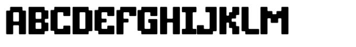 Bitbeam Regular Font UPPERCASE