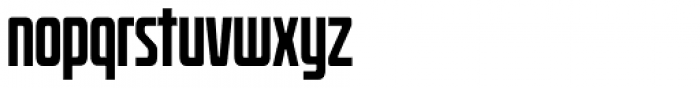 Bitcrusher Condensed Bold Font LOWERCASE