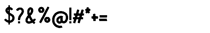 Biteyums Font OTHER CHARS