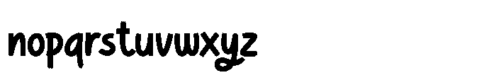 Biteyums Font LOWERCASE