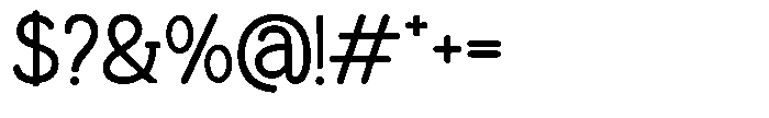 Bitfolio Font OTHER CHARS