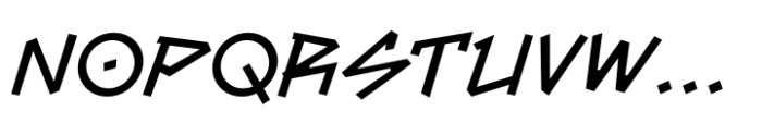 Bithead Bark Italic Font LOWERCASE