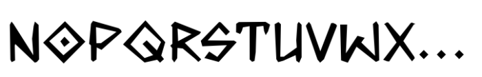 Bithead Byte Regular Font UPPERCASE