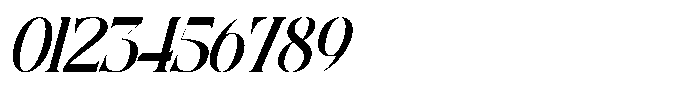 Bitho Luxury Italic Font OTHER CHARS