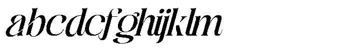 Bitho Luxury Italic FONT