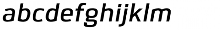 Bitner Semi Bold Italic Font LOWERCASE