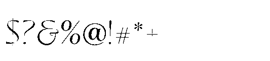 Bitoria Regular Font OTHER CHARS