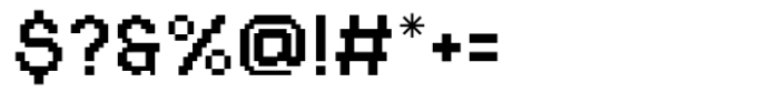 Bitpixel Font OTHER CHARS