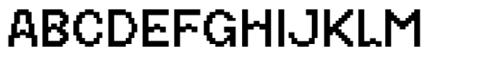 Bitpixel Font UPPERCASE