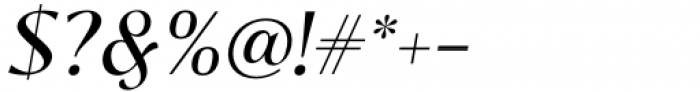 Bitra Regular Italic Font OTHER CHARS
