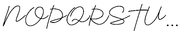 Bitriah Font UPPERCASE