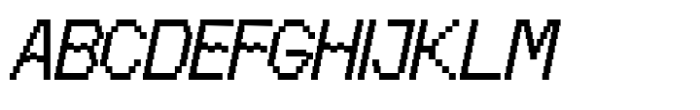 Bitroad Mono Mono Italic Font UPPERCASE