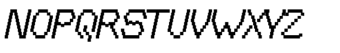 Bitroad Mono Mono Italic Font UPPERCASE