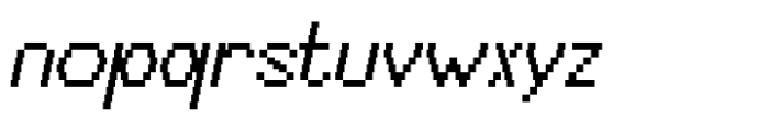 Bitroad Mono Mono Italic Font LOWERCASE