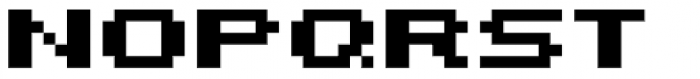 Bitrux AOE Bold Font LOWERCASE