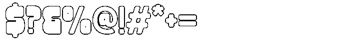 Bitsand Outline Font OTHER CHARS