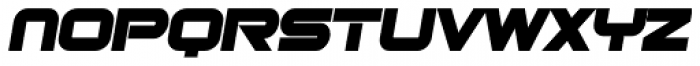 Bitsumishi Pro Black Oblique Font LOWERCASE
