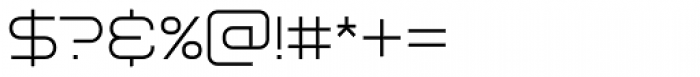 Bitsumishi Pro Thin Font OTHER CHARS
