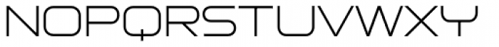 Bitsumishi Pro Thin Font UPPERCASE