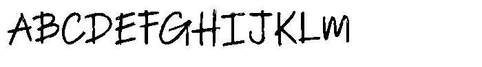 Bitten Cheez Font UPPERCASE