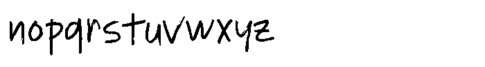 Bitten Cheez Font LOWERCASE